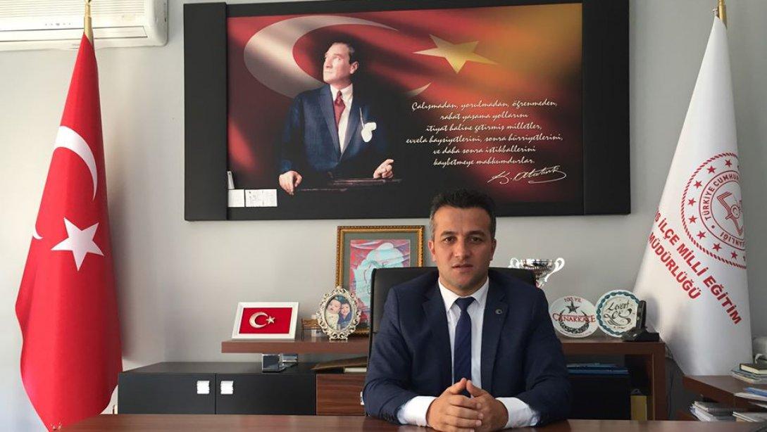 İlçe Milli Eğitim Müdürümüz Sayın Levent OK'un 19 Mayıs Atatürk'ü Anma, Gençlik ve Spor Bayramı Mesajı